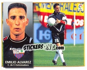 Cromo Emilio Alvarez - Liga Spagnola 1998-1999 - Colecciones ESTE