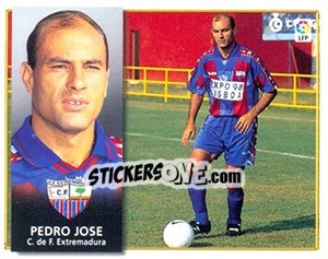 Sticker Pedro Jose - Liga Spagnola 1998-1999 - Colecciones ESTE