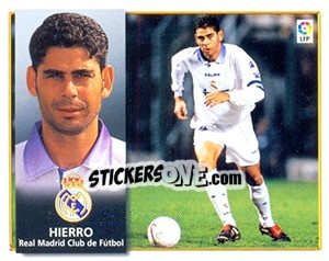Figurina Hierro - Liga Spagnola 1998-1999 - Colecciones ESTE