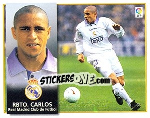 Sticker Roberto Carlos - Liga Spagnola 1998-1999 - Colecciones ESTE