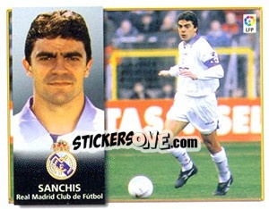 Sticker Sanchis - Liga Spagnola 1998-1999 n. 242 - Colecciones ESTE