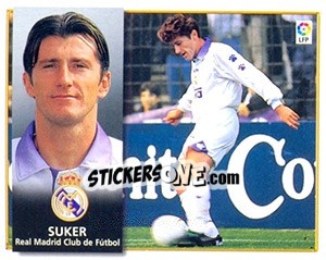 Cromo Suker - Liga Spagnola 1998-1999 - Colecciones ESTE