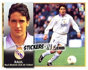 Sticker Raul González - Liga Spagnola 1998-1999 - Colecciones ESTE
