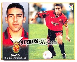 Cromo David - Liga Spagnola 1998-1999 - Colecciones ESTE