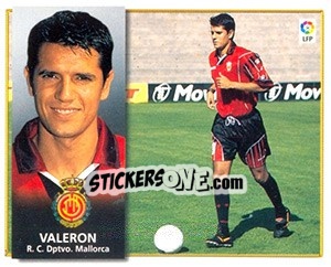 Sticker Valeron - Liga Spagnola 1998-1999 n. 270 - Colecciones ESTE