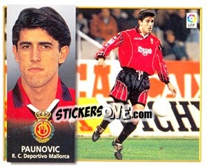 Figurina Paunovic - Liga Spagnola 1998-1999 - Colecciones ESTE