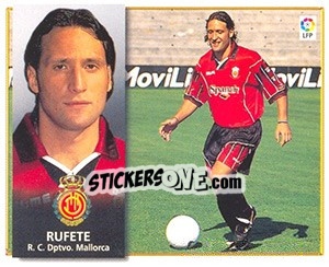 Sticker Rufete - Liga Spagnola 1998-1999 n. 276 - Colecciones ESTE