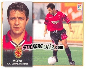 Cromo Moya - Liga Spagnola 1998-1999 - Colecciones ESTE