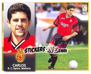 Figurina Carlos - Liga Spagnola 1998-1999 - Colecciones ESTE