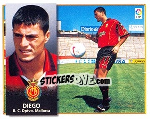 Sticker Diego - Liga Spagnola 1998-1999 n. 282 - Colecciones ESTE