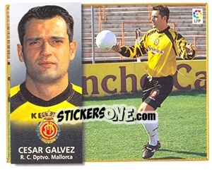 Figurina Cesar Galvez - Liga Spagnola 1998-1999 - Colecciones ESTE