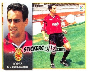 Sticker Lopez - Liga Spagnola 1998-1999 n. 286 - Colecciones ESTE