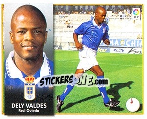 Sticker Dely Valdes - Liga Spagnola 1998-1999 n. 306 - Colecciones ESTE