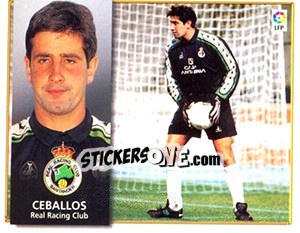 Sticker Ceballos - Liga Spagnola 1998-1999 n. 316 - Colecciones ESTE