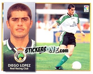 Figurina Diego Lopez - Liga Spagnola 1998-1999 - Colecciones ESTE