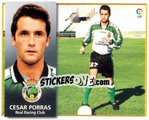 Cromo Cesar Porras - Liga Spagnola 1998-1999 - Colecciones ESTE