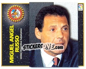 Cromo Miguel Angel Russo (Entrenador) - Liga Spagnola 1998-1999 n. 343 - Colecciones ESTE