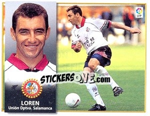 Cromo Loren - Liga Spagnola 1998-1999 - Colecciones ESTE