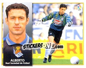 Cromo Alberto - Liga Spagnola 1998-1999 - Colecciones ESTE