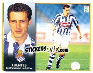 Cromo Fuentes - Liga Spagnola 1998-1999 n. 371 - Colecciones ESTE