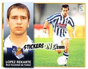Cromo Lopez Rekarte - Liga Spagnola 1998-1999 - Colecciones ESTE