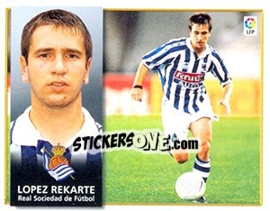 Sticker Lopez Rekarte - Liga Spagnola 1998-1999 n. 375 - Colecciones ESTE