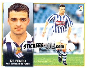 Sticker De Pedro - Liga Spagnola 1998-1999 - Colecciones ESTE