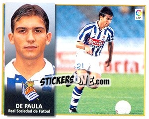 Sticker De Paula - Liga Spagnola 1998-1999 n. 385 - Colecciones ESTE