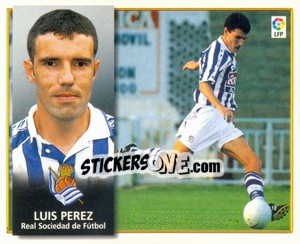 Sticker Luis Perez - Liga Spagnola 1998-1999 n. 390 - Colecciones ESTE