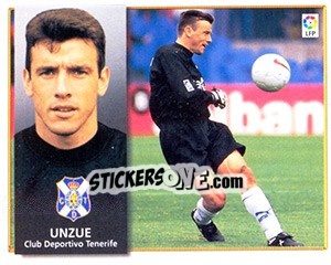 Sticker Unzue - Liga Spagnola 1998-1999 n. 393 - Colecciones ESTE