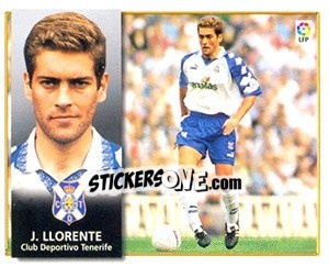 Sticker Llorente - Liga Spagnola 1998-1999 n. 397 - Colecciones ESTE