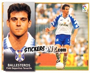 Cromo Ballesteros - Liga Spagnola 1998-1999 - Colecciones ESTE