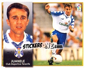 Sticker Juanele - Liga Spagnola 1998-1999 n. 411 - Colecciones ESTE