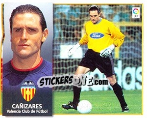 Sticker Cañizares - Liga Spagnola 1998-1999 n. 419 - Colecciones ESTE