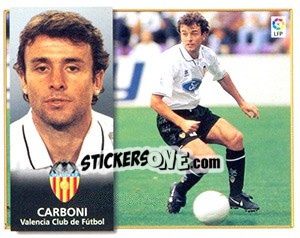 Cromo Carboni - Liga Spagnola 1998-1999 - Colecciones ESTE