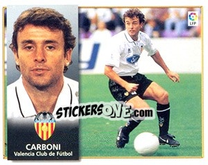 Sticker Carboni - Liga Spagnola 1998-1999 n. 427 - Colecciones ESTE