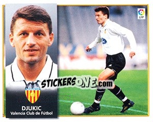 Sticker Djukic - Liga Spagnola 1998-1999 n. 428 - Colecciones ESTE