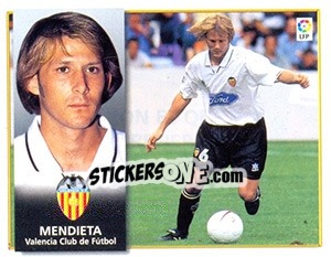 Sticker Mendieta - Liga Spagnola 1998-1999 - Colecciones ESTE