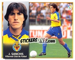 Figurina Javi Sanchis - Liga Spagnola 1998-1999 - Colecciones ESTE