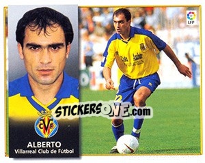 Sticker Alberto - Liga Spagnola 1998-1999 n. 477 - Colecciones ESTE