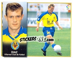 Cromo Diaz - Liga Spagnola 1998-1999 - Colecciones ESTE