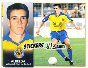 Cromo Albelda - Liga Spagnola 1998-1999 - Colecciones ESTE