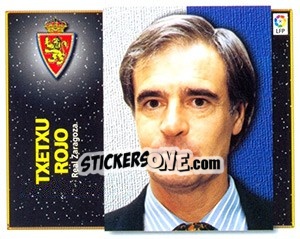 Figurina Txetxu Rojo (Entrenador) - Liga Spagnola 1998-1999 n. 489 - Colecciones ESTE