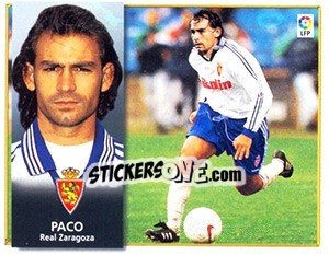 Figurina Paco - Liga Spagnola 1998-1999 - Colecciones ESTE