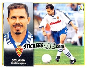 Figurina Solana - Liga Spagnola 1998-1999 - Colecciones ESTE