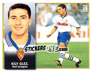 Sticker Kily Gonzalez - Liga Spagnola 1998-1999 n. 502 - Colecciones ESTE