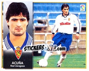 Sticker Acuña - Liga Spagnola 1998-1999 n. 504 - Colecciones ESTE