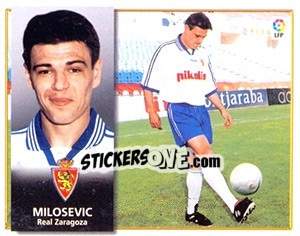 Sticker Milosevic - Liga Spagnola 1998-1999 n. 512 - Colecciones ESTE