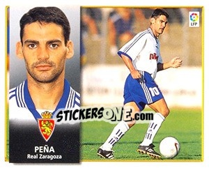 Cromo Peña - Liga Spagnola 1998-1999 - Colecciones ESTE