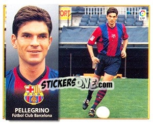 Cromo 1 bis) Pellegrino (F.C. Barcelona)